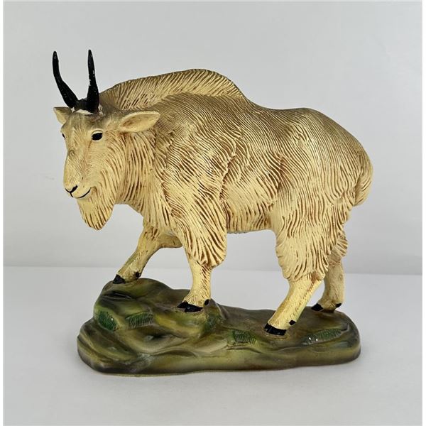1940s Orn A Craft Chalkware Mountain Goat Figurine