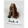 Image 5 : Carved Wooden Pipe Holder Cello Player