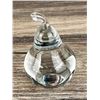 Image 2 : Clear Glass Crystal Pear Paperweight