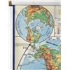 Image 2 : Nystrom Classroom Pull Down Wall Map Of The World