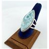 Image 1 : Sterling Silver Larimar Ring