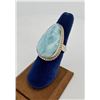 Sterling Silver Larimar Ring