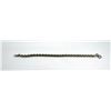 Image 2 : Sterling Silver Rope Chain Bracelet