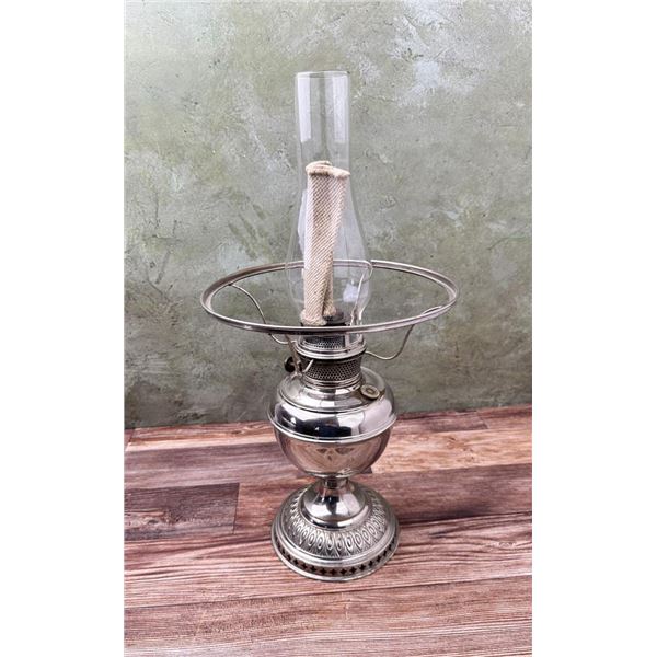 Antique Bradley & Hubbard Hurricane Lamp