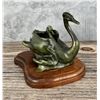 Image 1 : Bronze Swan With Cygnets