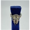 Image 2 : Charles Russell Silver Buffalo Skull Brooch