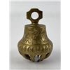 Engraved Brass Elephant Claw Tiger Bell