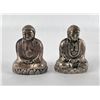 Sterling Silver Buddha Salt & Pepper Shakers
