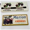 Image 2 : Collection of Cherry Can Labels