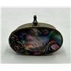 Image 2 : Alpaca Mexico Silver Abalone Snuff Pill Box