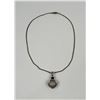 Image 2 : Sterling Silver Labradorite Onyx Necklace