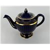 Image 1 : Hall 6 Cup Cobalt & Gold Teapot