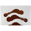 Image 2 : Collection of Cowboy Tooled Leather Spur Straps