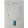 Image 2 : Gold Filled Turquoise Howlite Necklace