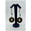 Image 2 : Chinese Jade and Coin Earrings