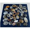 Image 1 : Collection of Montana Agate Cabochons