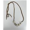 Image 2 : Bohemian Silver Mother of Pearl Necklace