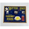 Image 1 : Calumet Baking Powder Butter Eggs Sign