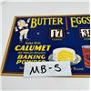 Image 3 : Calumet Baking Powder Butter Eggs Sign