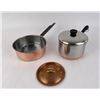 Image 2 : Copper Clad Pots With Lids