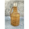 Image 2 : Antique Wicker Wrapped Demijohn Bottle