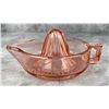 Image 1 : Sunkist Pink Depression Glass Juicer