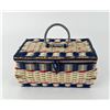 Image 1 : Vintage Wicker Sewing Box