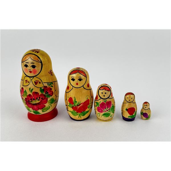 Traditional Russian Matryoshka Doll Set