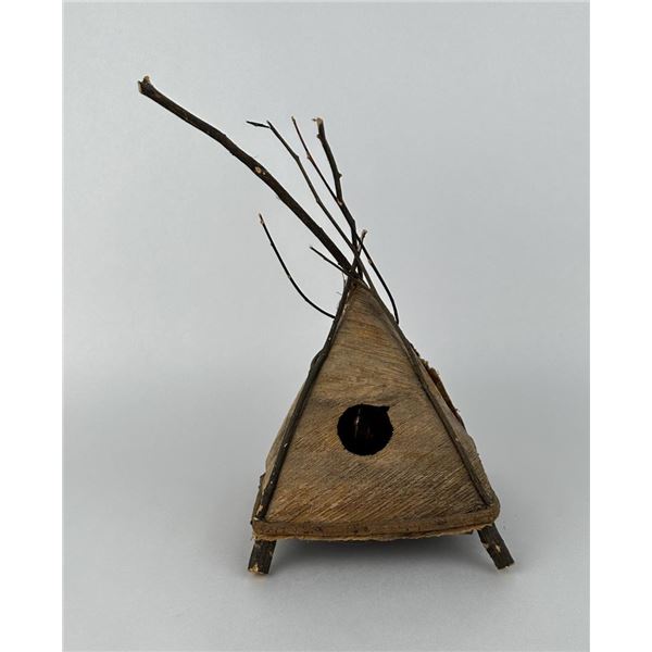 Handmade Twig Teepee Birdhouse