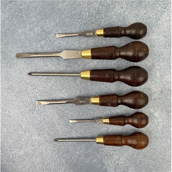 Rosewood Handle Cabinet Makers Screwdrivers