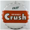 Large 39" Enjoy Orange Crush Bottle Cap Sign