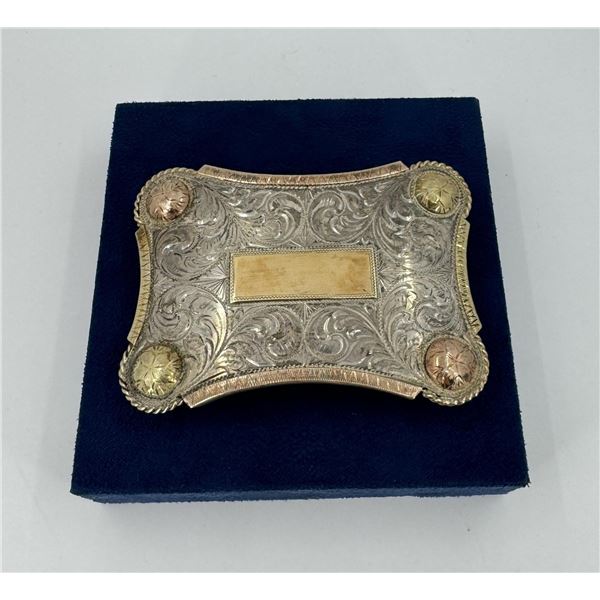 Ed Klapmeier Miles City Montana Sterling Buckle