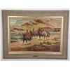 Image 1 : Newman Myrah Oil on Canvas Indian Painting