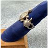 Image 2 : Sterling Silver Turtle Kachua Ring