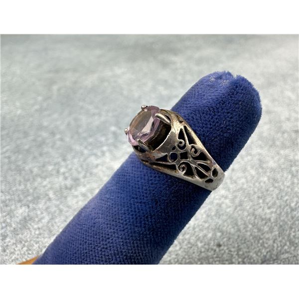 Sterling Silver Amethyst Ring