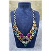 Image 1 : Sterling Silver Semi Precious Stone Necklace