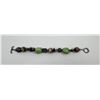 Image 3 : Sterling Silver Turquoise Bead Bracelet