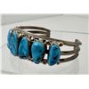 Image 3 : Davina Benally Navajo Sterling Turquoise Bracelet