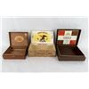 Image 1 : Collection of Antique Cigar Boxes