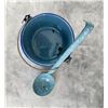 Image 2 : Blue Graniteware Pot and Ladle