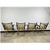 Image 4 : Mid Century Folk Art Hickory Spring Chairs