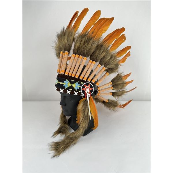 Plains Native American Indian War Bonnet