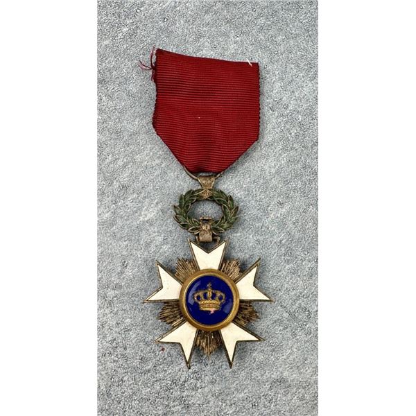 WWI Belgium Order of the Crown Medal