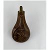Image 2 : Antique Civil War Era Brass Copper Powder Flask