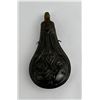Antique Civil War Era Brass Powder Flask