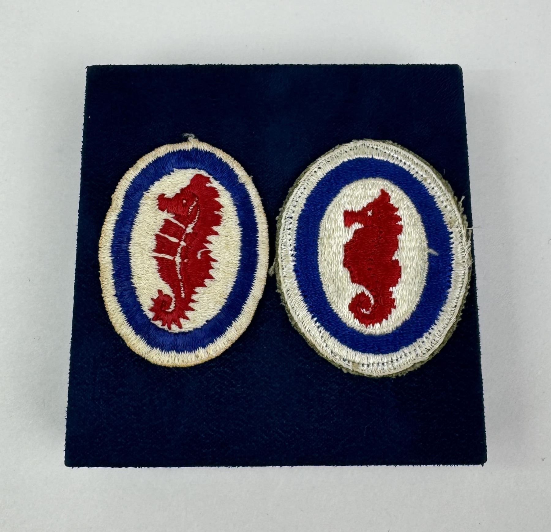 Marine Engineer Patch WW2 Amphibious Engineer Forces Seahorse Patches