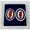 Image 1 : WW2 Amphibious Engineer Forces Seahorse Patches