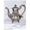 Image 2 : Silver Plate Coffee & Tea Service Set w/Tray - Creamer Birks Regency +