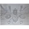 Image 1 : Lot of Crystal including 7" Cannisters with Lid