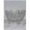 Image 2 : Small Glass Compote & Large 9" Footed Glass Bowl